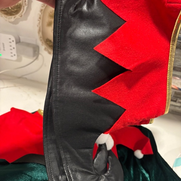 Eraspooky Women Christmas Elf Costume Santa Elf, Holiday Size Medium - Picture 5 of 7